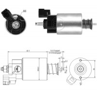 Relé de Partida ZM 3-665 12v